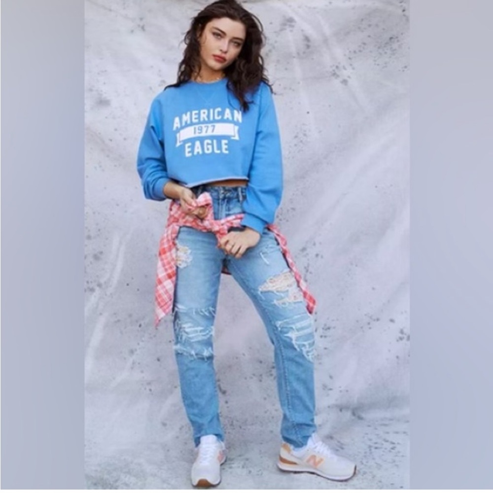 NWT American Eagle Mom Straight Jean